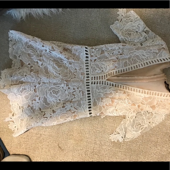 White lace romper from Nordstrom’s - Picture 1 of 3